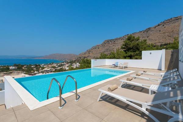 Villa Allegra with pool in Pefkos Lindos area