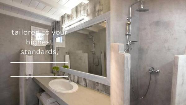 MANU MYKONOS QUALITY BRAND VILLAS & BUNGALOWS Next to the Beach