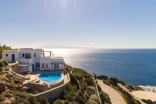 Excellent Mykonos Villa Villa Ambrosia 5 Bedrooms Stunning Sea Views Psarrou