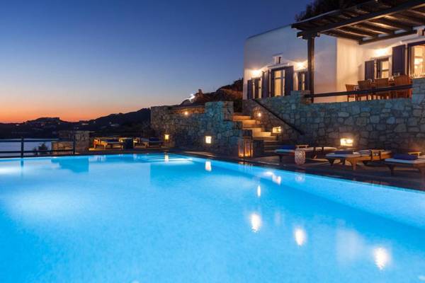 Excellent Mykonos Villa Villa Athena 5 Bedrooms Stunning Sea Views Psarrou