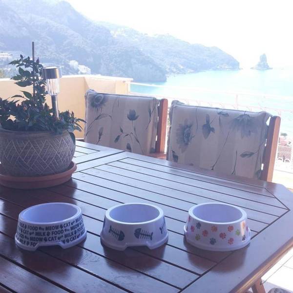 Natalia Loft Apartment C with panoramic sea views of Agios Gordios bay