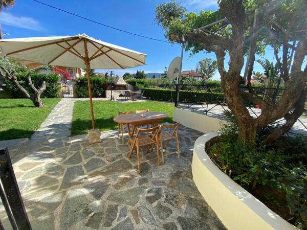Zakynthos sea side houses.