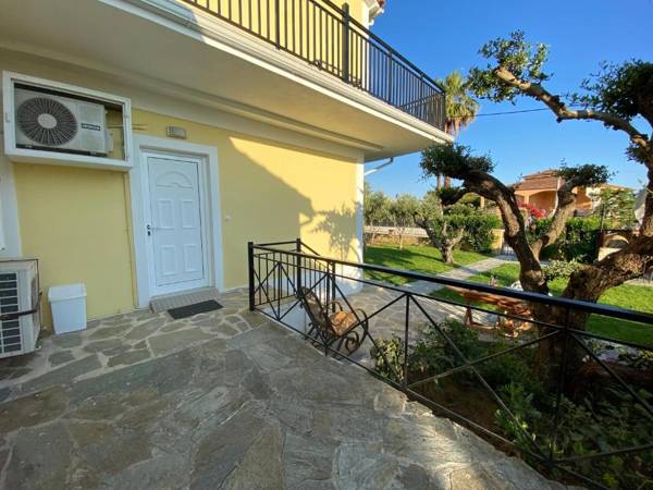 Zakynthos sea side houses.