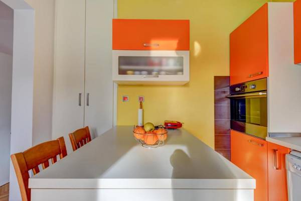 The apartments consists of two bedrooms a bathroom a kitchen and a living room