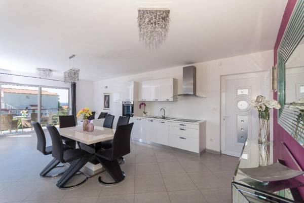 In center near the Marina and beach