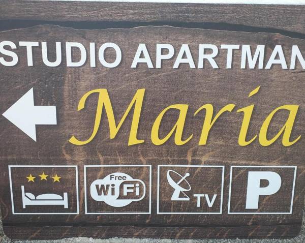 Studio apartman Maria