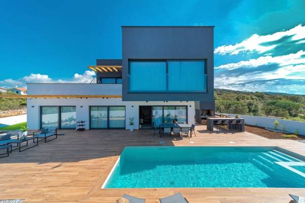 Luxury villa Indigo with swimming pool sauna and jacuzzi in Kanica - Rogoznica