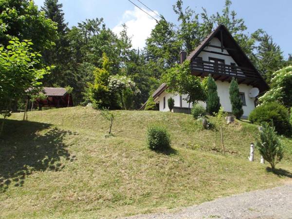 Detached house at 100m distance of the lake surrounded by beautiful nature and with BBQ