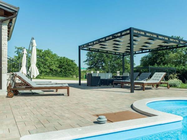 Villa with private pool in Istria quiet location large garden terrace BBQ