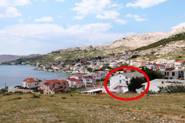 Rooms with a swimming pool Metajna Pag - 3306