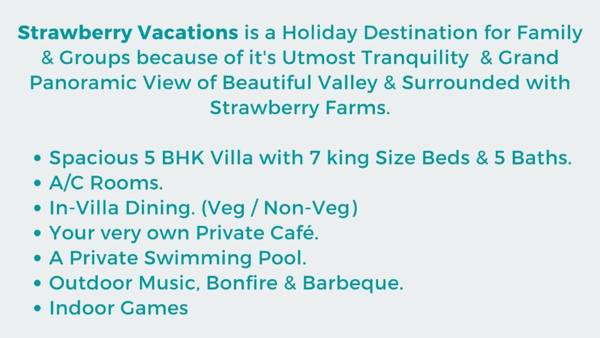 Strawberry Vacations Villa