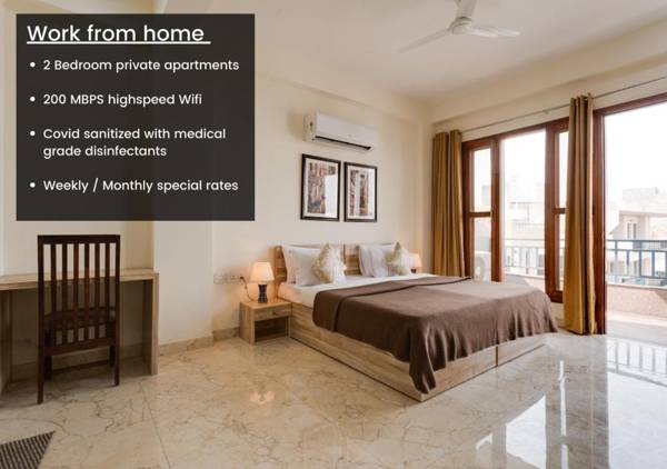 Hostie Eva Dreams - 2 BHK Apt near Artemis Medanta Fortis