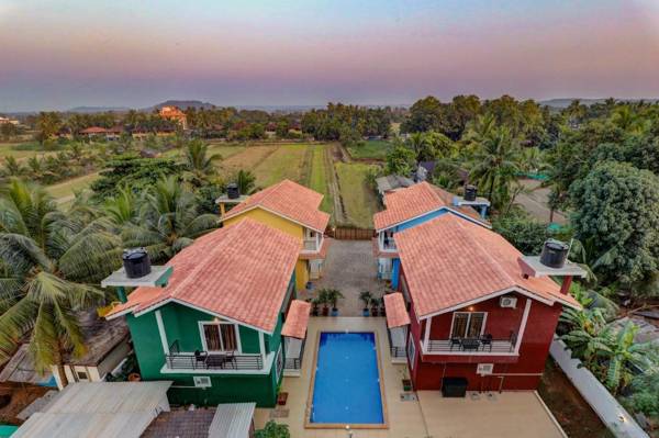 Ludo Private Pool Villa WiFi-Caretaker-Parking North Goa