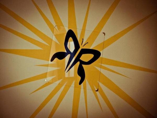 Yellow Butterfly House Holiday