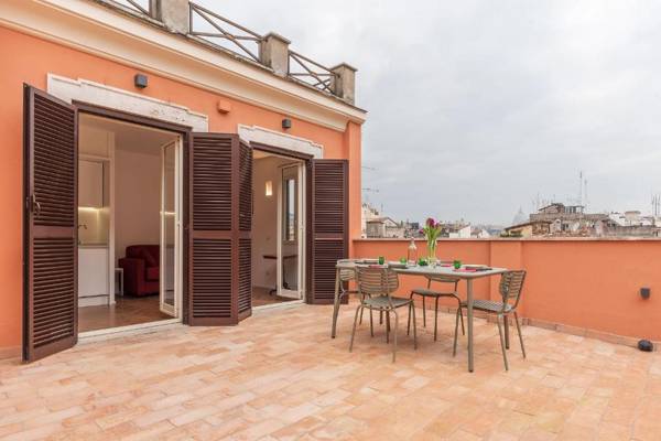 Apartment with Terrace in via del Pellegrino - FromHometoRome