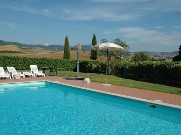 Authentic farmhouse in the Val D'Orcia with pool and stunning views
