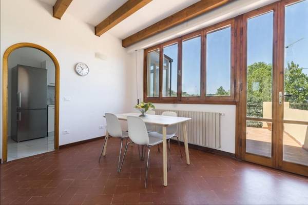 Hill's view terrace apartment