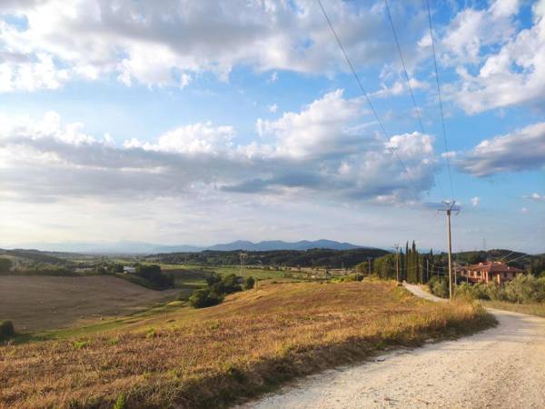 Porzione di casolare con vista sulle splendide colline Toscane