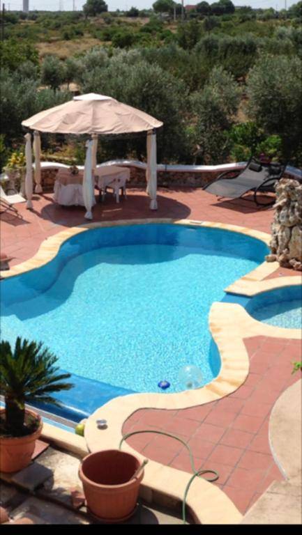 2 bedrooms appartement with shared pool enclosed garden and wifi at Crispiano