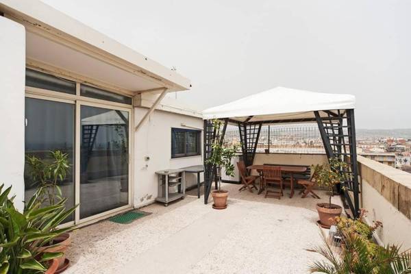 One bedroom appartement at Catania 200 m away from the beach with furnished terrace and wifi
