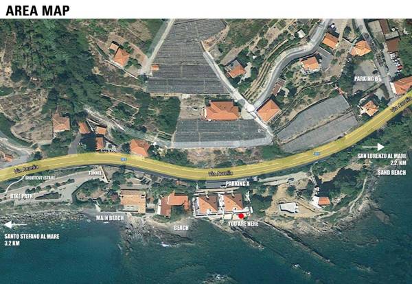 Seaside holiday apartment - unique location