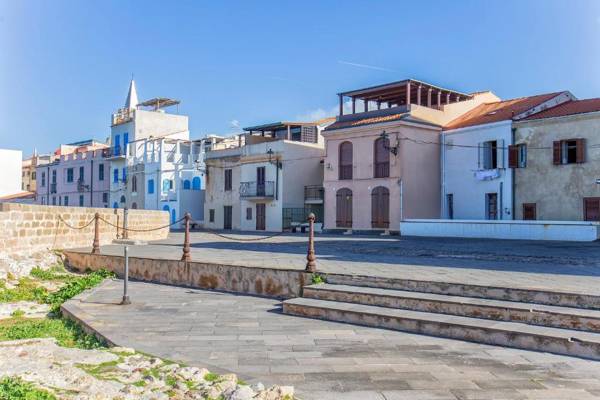 Emerald attic in Old Town by sea