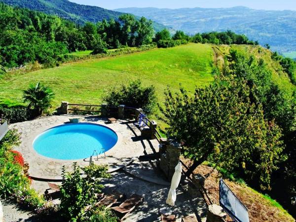 6 bedrooms villa with private pool furnished garden and wifi at Mombarcaro