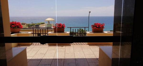 Terrace overlooking the sea