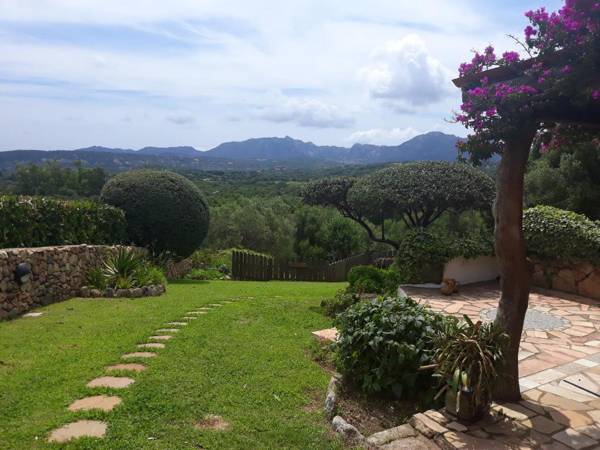 2 bedrooms appartement with sea view enclosed garden and wifi at Olbia 6 km away from the beach