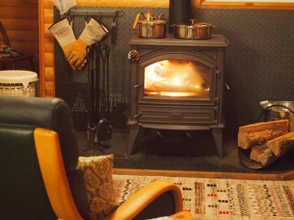 1組限定ドッグフレンドリー&暖炉付ログハウス Laughing dogs villa