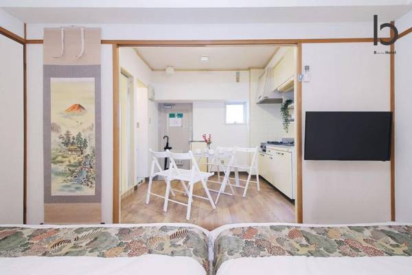bHotel135 1 BR for 4 ppl mins walk to Peace Park