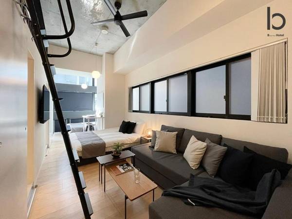 New 1 BR apt 5 mins to peace park with loft and balcony Good for 7PPL