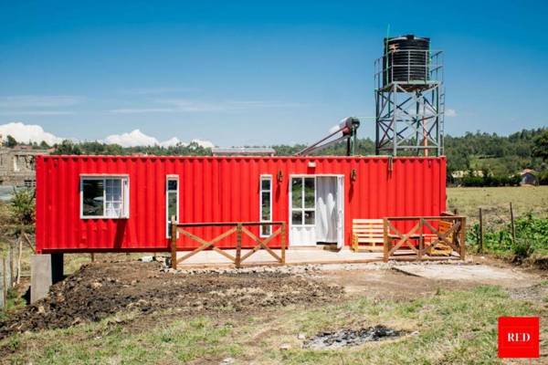 The Red Container-Off Grid