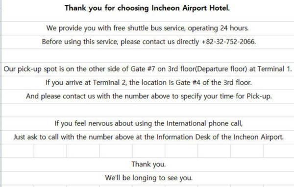 Hotel Incheon Airport