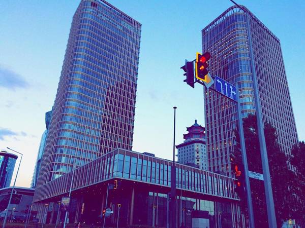 Infinity House in the center