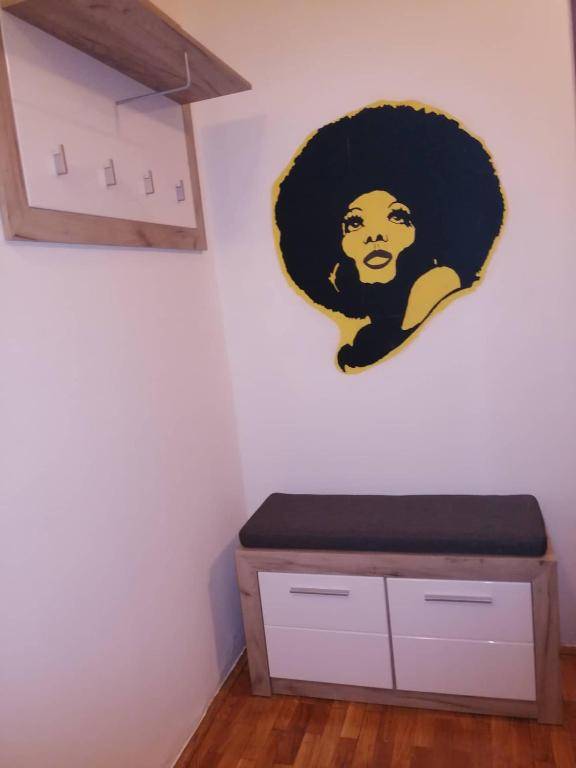 Yellow apartment central Podgorica