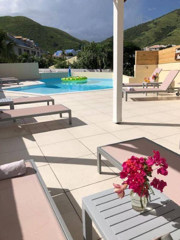 Beautiful suite S9 pool sea view Pinel Island