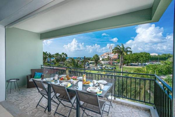 Appartement de 3 chambres a Les Trois Ilets a 50 m de la plage avec vue sur la mer terrasse et wifi