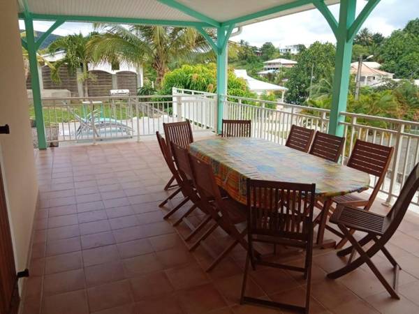 Maison de 4 chambres avec jardin clos et wifi a Le Diamant a 3 km de la plage