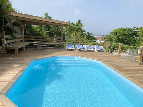 Villa de 5 chambres a Le Vauclin a 500 m de la plage avec vue sur la mer piscine privee et jardin clos