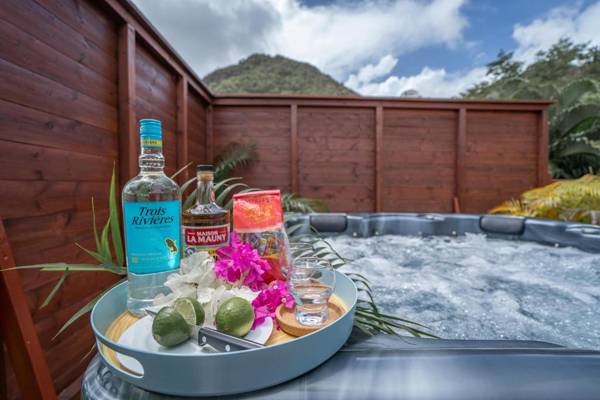 Lodge de charme 1 chambre Jacuzzi Sud de l'île