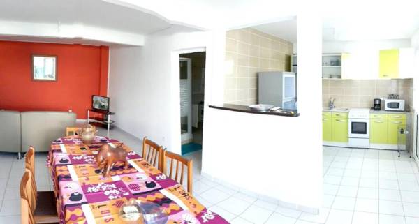 Appartement de 2 chambres avec jardin clos et wifi a Ducos