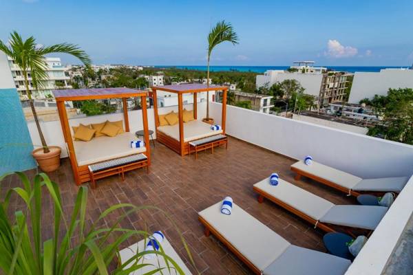 Terrasse Hotel Playa del Carmen