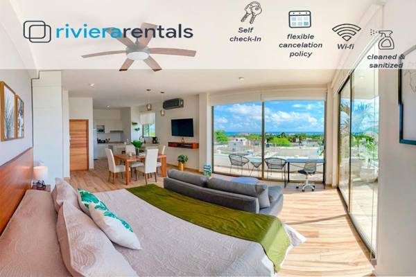 Beautiful studio ocean view - Ibiza R by Riviera Rentals