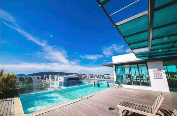 Kota Kinabalu CBD suites 2 bedrooms