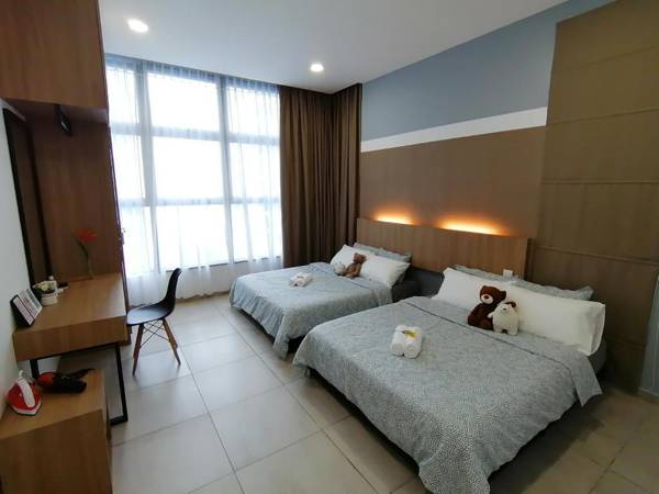 Melaka Atlantis StayComfort*Pool View*WIFI*10Pax