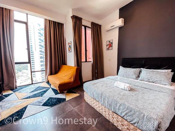 Crown1Suite (City View)Near IKEA/1Utama/TTDI