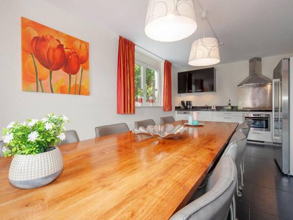 Comfortable villa with sun shower in green surroundings