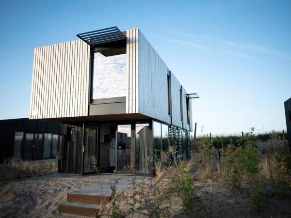 Modern trendy theme Denim lodge just 100 m from the sea