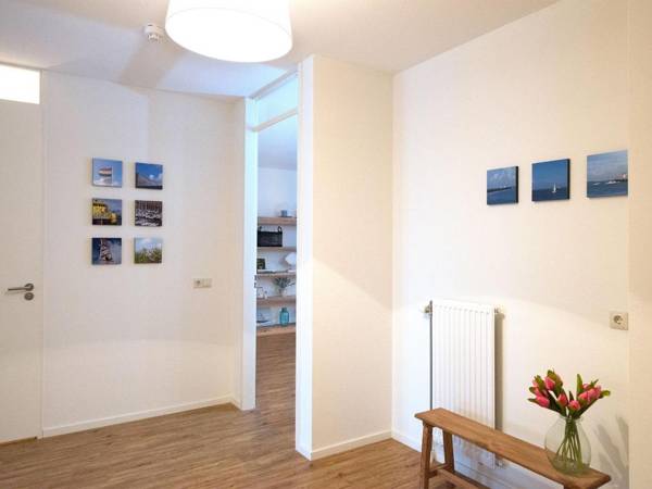 Modern apartment with a view of the Scheveningen harbor